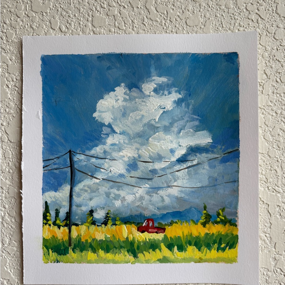 Vibrant Landscape Art Painting